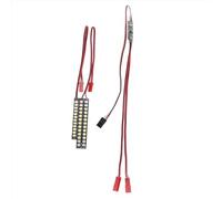Phares Projecteurs Rc Compatible avec TRAXXAS pour MAXX Barre Lumineuse De Pare-Chocs Avant Et Arrière pour Voiture RC 1/10, 70mm 58mm, Accessoires De Décoration Améliorés, Lampe De Voiture RC
