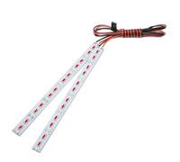 Phares Projecteurs Rc Compatible avec Traxxas pour TRX4 D90 pour Axial pour SCX10 Voiture De Drift RC 1/10 pour Châssis, Kit D'éclairage Et Flash(Red)