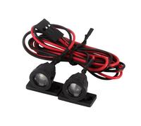 Phares Projecteurs Rc Phares Lumineux pour Modèles De Voitures Télécommandées, 1/10, 1/12, 1/16, Pièces De Mise À Niveau, Accessoires(Round)