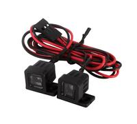 Phares Projecteurs Rc Phares Lumineux pour Modèles De Voitures Télécommandées, 1/10, 1/12, 1/16, Pièces De Mise À Niveau, Accessoires(Square)