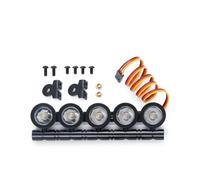 Phares Projecteurs Rc pour Axial pour SCX10 pour TRX-4 D90 1/10 4 5 6 Barre Lumineuse Toit RC Voiture sur Chenilles Modèle Camion Pièces Mise Niveau(White,5PCS)