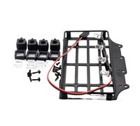 Phares Projecteurs Rc pour MN82 LC79 1/12 pour Porte-Bagages De Toit en Métal avec Éclairage pour Voiture Télécommandée Pièces De Rechange Et Accessoires(A)