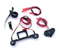 Phares Projecteurs Rc pour Traxxas pour Rustler 4x4 pour Vxl XL-5 1/10 Feu Avant Arrière Éclairage par Projecteurs Support Système avec Câble RC Voiture Pièces