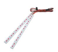 Phares Projecteurs Rc pour Traxxas pour TRX4 D90 pour Axial pour SCX10 1/10 Éclairage Flash Kit D'éclairage Châssis RC Accessoires Mise Niveau Voiture Drift(Red)