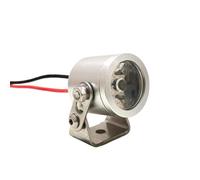 Phares Projecteurs Rc pour Traxxas pour Trx4 pour Defender pour Axial pour Scx10 II 90046 1/10 1W 3W Modèle Réduit Projecteur avec Support RC Voiture Chenilles(Silver,23mm)