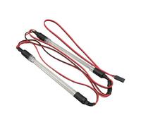 Phares Projecteurs Rc Voiture RC Lumières Colorées Châssis De Camion Décoration De Corps Accessoires Tube Lumineux Bande Barre Drift Truck Crawler Pièces Lampe De Voiture RC(Red)