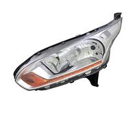 Phares VP1612L - Phare avant gauche côté conducteur - Phare avant de voiture chromé compatible avec Ford Transit Connect 2013 2014 2015 2016 2017