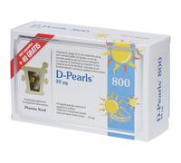 Pharma Nord D-Pearls 800 160 + 40 comprimés GRATUITS | vitamine D Immunité Os & dents Capsule(S) 160+40 pc(s)