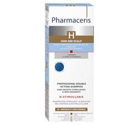 Pharmaceris Shampooing professionnel à double action, empêche les cheveux grisonnants et stimule la croissance des cheveux, H-Stimutone 250 ml pour hommes