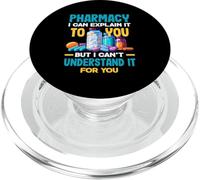 Pharmacie, Je Peux Vous l'expliquer mais Je ne Peux Pas Le Comprendre PopSockets PopGrip pour MagSafe