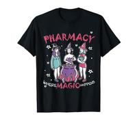Pharmacie Where Magic Happens Pharmacien Technicien T-Shirt Graphique avec Valeur