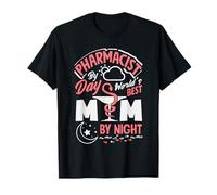 Pharmacien De Jour Maman De Nuit Mère Pharmacie Tech T-Shirt