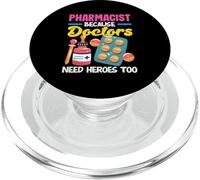 Pharmacien Parce Que Les médecins Ont Aussi Besoin de héros PopSockets PopGrip pour MagSafe