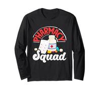 Pharmacien Pharmacy Squad Crew Technician Tech Manche Longue