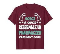 Pharmacien Vraiment Cool Cadeau drôle Étudiant en Pharmacie T-Shirt, Homme, Marron, M