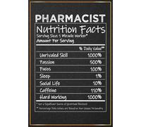 Pharmacist: Pharmacist Gifts For Men and Women - Great Journal For Pharmacist Graduation Gifts, Pharmacy Technicians Birthday and Christmas Presents, ... and Appreciation Gift Ideas For Him and Her