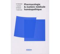 Pharmacologie et matière médicale homéopathique