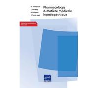 Pharmacologie Et Matière Médicale Homéopathique