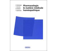 Pharmacologie et matière médicale homéopathique - Demarque - Cedh - broché - Etude