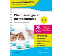 Pharmacologie et thérapeutiques Unité d'enseignement 2.11 - Thibaut Caruba - Elsevier Masson - broché - Scolaire / Universitaire