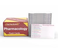 Pharmacology Flash Cards: Pharmacology Flashcards for Nursing and Medical Students for Study and Review [Full Color Note Cards]