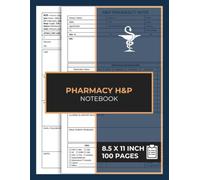 Pharmacy H&P Notebook: Essential Medical History for Pharmacy | Medication Reconciliation & Drug Therapy Tracker