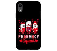 Pharmacy Squad Funny Valentine's Day Pharmacist Technician Coque pour iPhone XR
