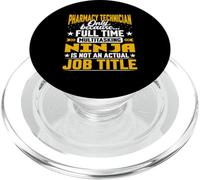 Pharmacy Technician Job Title - Funny Pharmacist PopSockets PopGrip pour MagSafe