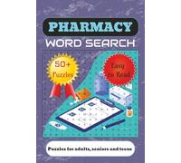 Pharmacy Word Search Puzzle Book: Word Searches with Easy to Read Print about Pharmacy, Pharmacist, Medical Terminology and More | 6x9 inches, 110 ... for Vacations, Holidays and Leisure Times