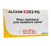Pharmagenerix Calcium K2 D3 PG 60 Gélules