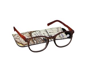 pharmaGLASSES® Lunettes de lecture ronde Brun - Orange +2.50 1 pc(s)