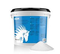 PharmaHorse MSM | Articulation Cheval | Soufre pour Cheval | sans Sucre ajouté | Sulfate de glucosamine 100% Pur | sans dopage | 3000 grammes