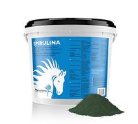 PharmaHorse Spiruline | Algues séchées pour Cheval | Cocktail de vitamines pour Cheval | sans éléments dopants & sans Sucre | 3000 grammes