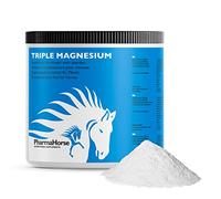 PharmaHorse Triple Magnesium | Citrate de magnésium, Malate de magnésium, Lactate de magnésium | Souplesse des Muscles | pour Cheval | Exempt d'éléments dopants | 500 grammes