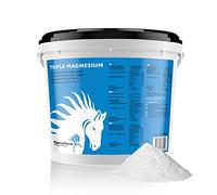 PharmaHorse Triple Magnesium | Citrate de magnésium, Malate de magnésium, Lactate de magnésium | Souplesse des Muscles | pour Cheval | Exempt d'éléments dopants | 3000 grammes