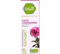 Pharmascience ciste ladanifère bio huile essentielle 10ml
