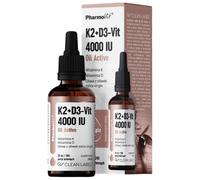 Pharmovit K2 + D3-Vit 4000 UI Huile Active - 30 ml