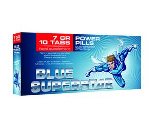 Pharmquests Blue Superstar 10 Pièces