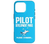 Phase de développement Pilote Funny Future Aviator Captain Coque pour iPhone 16 Pro