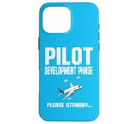Phase de développement Pilote Funny Future Aviator Captain Coque pour iPhone 16 Pro Max
