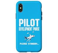Phase de développement Pilote Funny Future Aviator Captain Coque pour iPhone X/XS