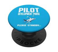 Phase de développement Pilote Funny Future Aviator Captain PopSockets PopGrip Adhésif