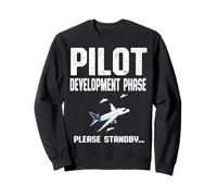 Phase de développement Pilote Funny Future Aviator Captain Sweatshirt