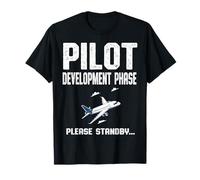 Phase de développement Pilote Funny Future Aviator Captain T-Shirt