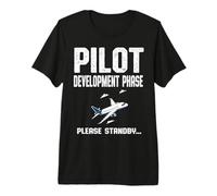 Phase de développement Pilote Funny Future Aviator Captain T-Shirt Haut de Gamme