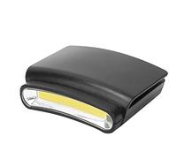 Phase de lampe à capuchon - Éclairage à trois modes Faire un clignotement rouge bas, Contrôle commode de l'interrupteur, large poutre à LED Cob, tête portable ou clip de chapeau,