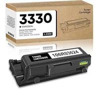 Phaser 3330 Cartouche de toner noir compatible avec Xerox Phaser 3330 WorkCentre 3345DNI 3335DNI 3335DNI - Cartouche de toner 3330/3335/3345 de remplacement pour Xerox 106R03624 106R03621 - 1 paquet