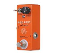 Phaser Pedal, P90 PRO PHASE Phaser Pedal, Effets Guitare Single Mini Vintage Phaser Pedal Pédale d'effet Pédale d'effet Orange