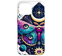 Phases De La Lune Luna Moth Dark Academia Aesthetic Witchy Coque pour iPhone 16 Pro Max