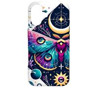 Phases De La Lune Luna Moth Dark Academia Aesthetic Witchy Coque pour iPhone 17